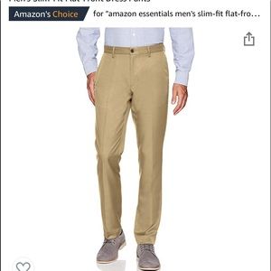 Slim fit flat from slacks 29x34